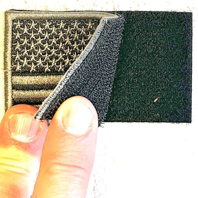 American Flag Patch 2x3 Inch Hook and Loop USA Patch Set – Forward and Reverse