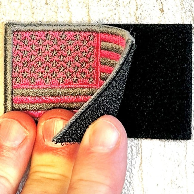 American Flag Patch 2x3 Inch Hook and Loop USA Patch Set – Forward and Reverse