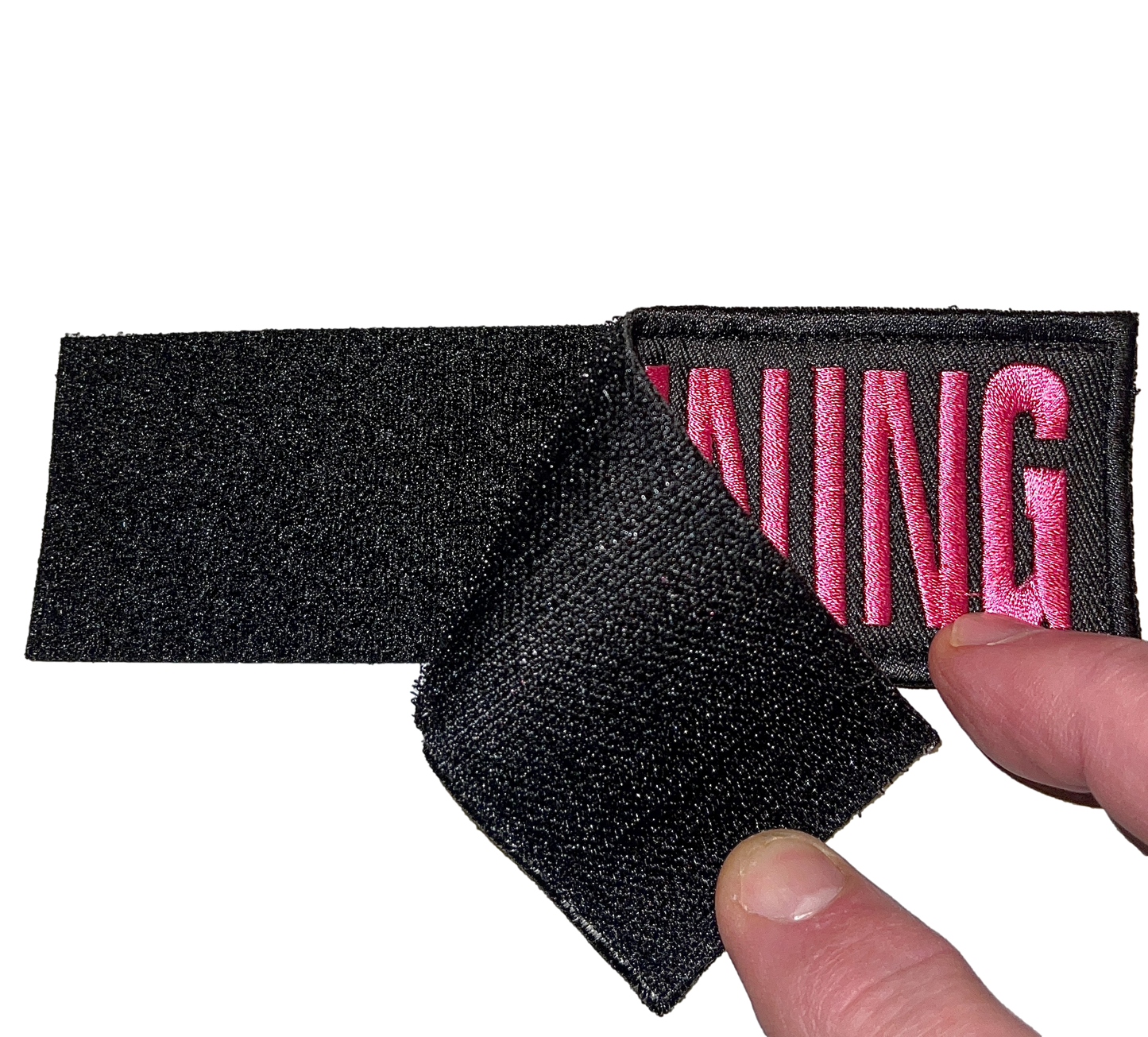 Service Dog Collar Vest Patches - 2 X 6 Inch Embroidered - Hook & Loop